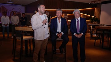 Tevenet con Cerezo y Gil Marín.