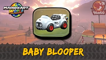 baby blooper mejor coche mario kart world