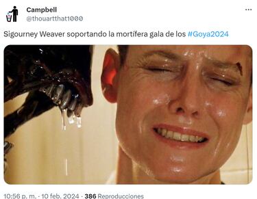 Los memes más divertidos de los Goya