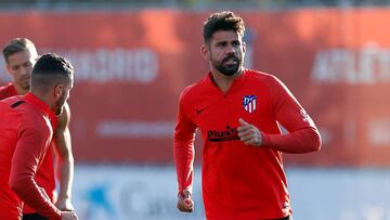 El Atlético cerró su semana con Diego Costa en el grupo