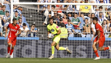 Germán Parreño espera seguir como titular en la portería del Deportivo.