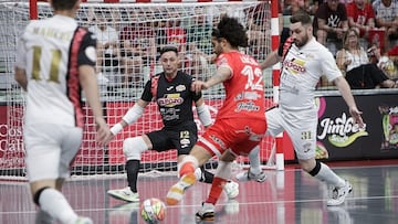 El Jimbee Cartagena bate a ElPozo Murcia en el primer partido de la final