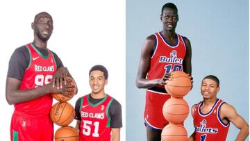 Tacko y Waters: 48 centímetros de diferencia y una foto mítica