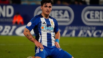 Yeray Cabanzón, con la Ponferradina.
