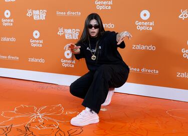 Ptazeta posa en la alfombra roja.