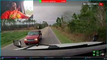 Así fue el accidente en pleno directo de Twitch de un camionero streamer