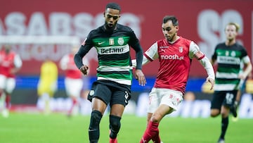 St. Juste durante un partido de liga portuguesa.