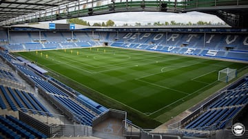 Imagen del estadio de Mendizorroza donde el Mirandés disputará varios partidos como local.