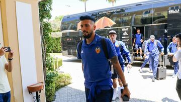 Garay y Wass, a su llegada a Montecastillo.