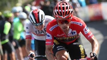 Roglic es el líder de la Vuelta.