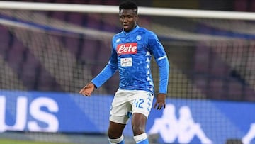 Diawara, con el Nápoles.