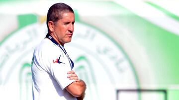 Juan Carlos Garrido, con el Raja Casablanca.