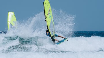 Marc Paré, windsurf en Tenerife