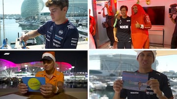 Colapinto, Zhou, Norris y Albon en el amigo invisible de la F1.