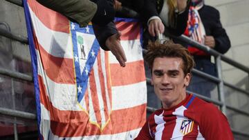 Griezmann, tras marcar el 0-2.