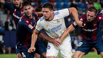 Luka Jovic, delantero del Real Madrid.