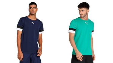 Mantente seco al entrenar con esta camiseta deportiva Puma para hombre