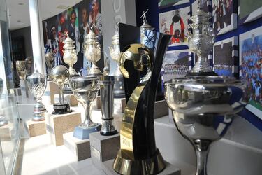 Los trofeos obtenidos por el club de fútbol Pachuca se exhiben en su Universidad del Fútbol y Ciencias del Deporte (UFD) en Pachuca.