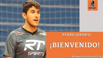 Pedro Jukoksi, primer fichaje del CV Teruel para la próxima temporada.