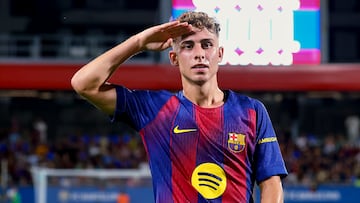 Fermín, en el Trofeo Gamper