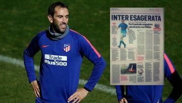 El Inter sigue a Godín