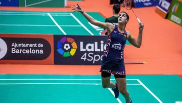 Carolina Marín, en el Masters de Barcelona.