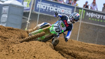 Jorge Prado, en el Pro Motocross de Massachusetts.
