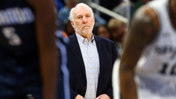 Gregg Popovich, durante un partido