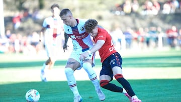 Víctor Muñoz se estrenó con la camiseta de Osasuna.