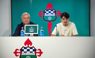 Doble presentación en el Racing de Ferrol: Perea y Gelardo