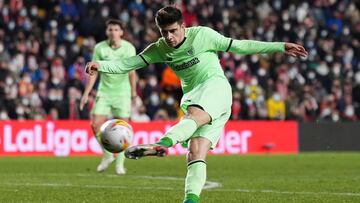 Nico Serrano se estrenó como titular y con gol en Vallecas.