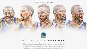El gráfico que analiza al quinteto de la muerte de los Warriors