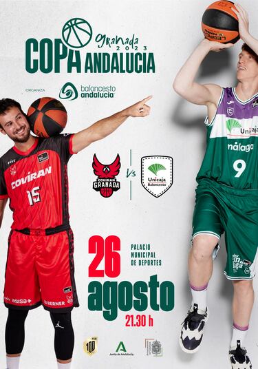 Covirán Granada y Unicaja Málaga, a por la Copa Andalucía