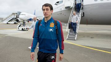 Oyarzabal, con la Sub-21.