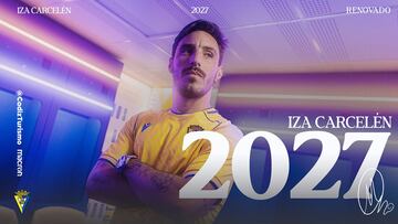 El Cádiz ha anunciado la renovación del lateral portuense hasta 2027. Foto: Cádiz CF.