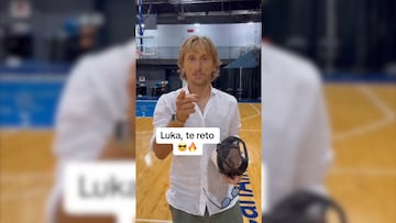 El reto viral de Luka Modrić a Luka Dončić