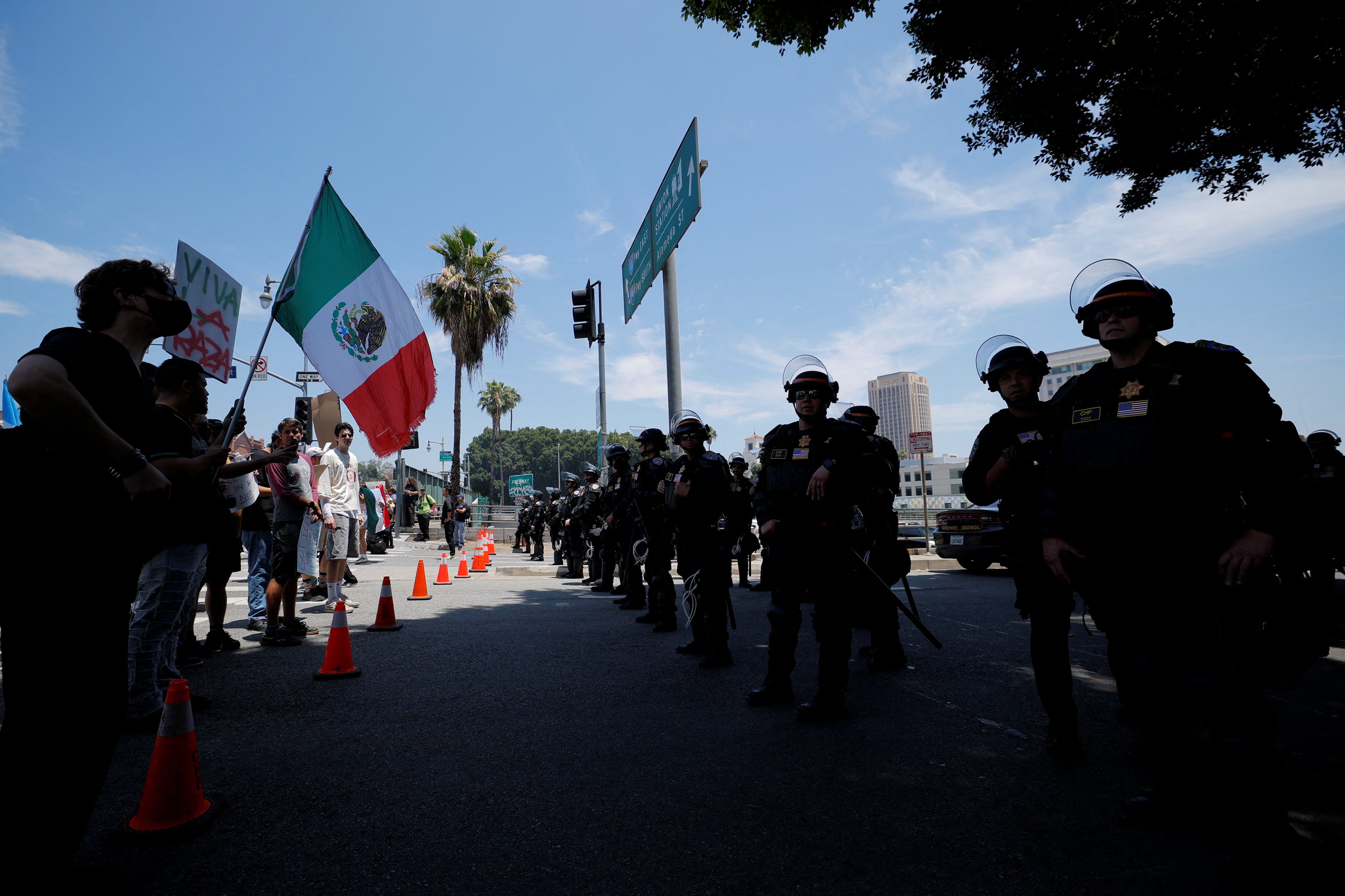 Los Ángeles se levanta contra Trump