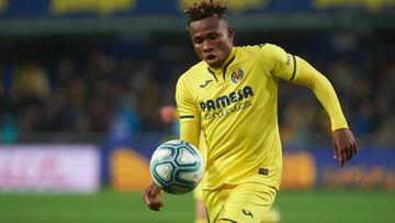 Samuel Chukwueze of Villarreal during the La Liga Santander match between Villarreal CF and RCD Espanyol at Estadio de la Ceramica on January 19, 2020 in Vila-real, Spain
Maria Jose Segovia / AFP7 / Europa Press
19/01/2020 ONLY FOR USE IN SPAIN