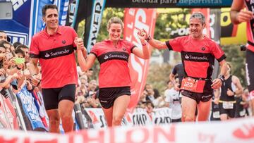 Indurain, Belmonte y Fiz, trío de ases en la primera gran carrera post COVID-19 en Barcelona.