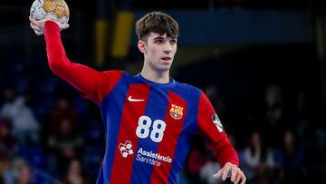 Petar Cikusa en un partido del Barça.
