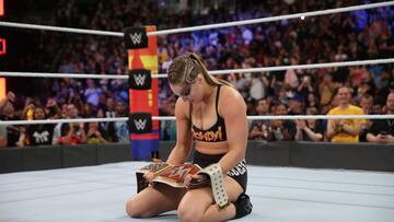 20/08/18 ARTES MARCIALES MIXTAS LUCHA LIBRE WWE SMACKDOWN
RONDA ROUSEY CAMPEONA FEMENINA EN SUMMERSLAM
FOTO ENVIADA POR ALVARO CARRERA
FIRMA WWE