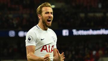 Harry Kane celebra su gol ante el Watford.