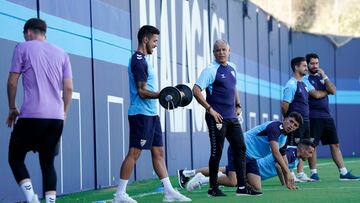 Inicio de la pretemporada 2024-25 del Málaga CF.