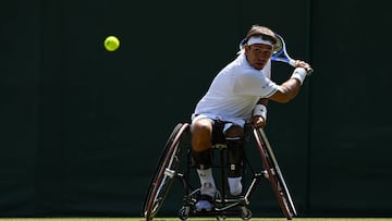 Martín de la Puente en Wimbledon.