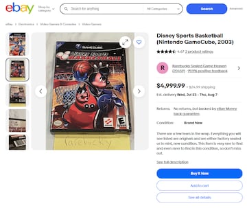 nintendo gamecube disney sports basketball