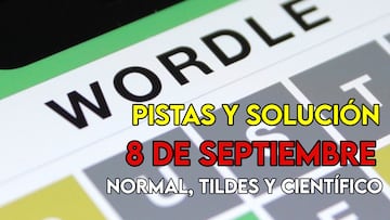 Wordle hoy 8 de septiembre