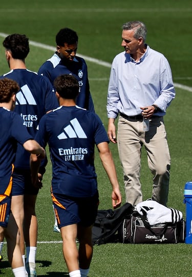 ¡Rodrygo se marcha del entrenamiento!