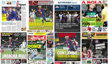 Las portadas elogian a Lamine