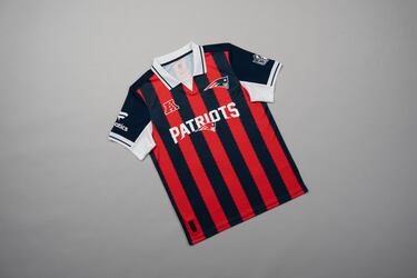 Las camisetas de los equipos de la NFL al estilo clásico del fútbol