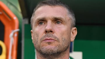 Rebrov compareció en la rueda de prensa previa al partido ante el Espanyol.